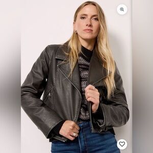 Evereve Veda Distressed Moto